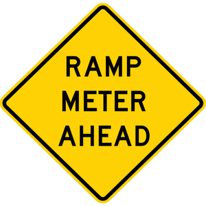 W3-7-Ramp Meter Ahead Sign - Municipal Supply & Sign Co.