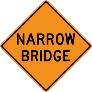CW5-2-Narrow Bridge - Municipal Supply & Sign Co.