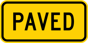 W7-4fP-Paved Sign (plaques) - Municipal Supply & Sign Co.