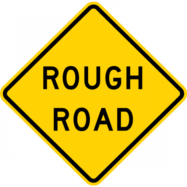 W8-8-Rough Road Sign - Municipal Supply & Sign Co.