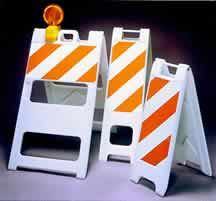 Plastic Barricades - Municipal Supply & Sign Co.