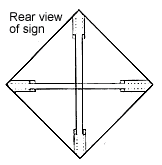 Fiberglass support ribs for mesh signs - Municipal Supply & Sign Co.