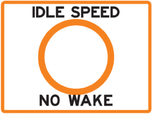 What is really with those No Wake Signs?