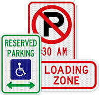 Parking Lot Signs