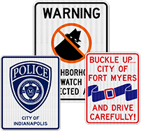 Law Enforcement Signs