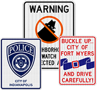 Law Enforcement Signs