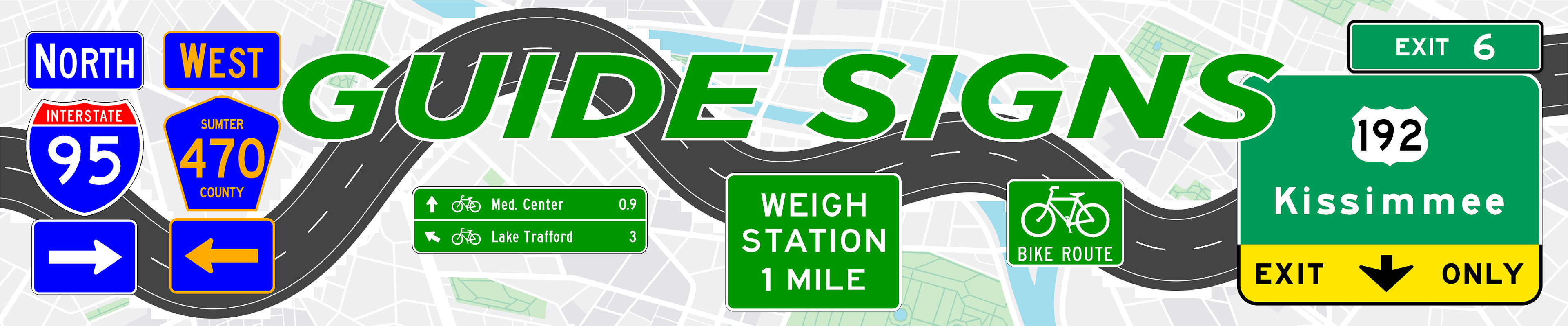 Guide Sign Replacement Road Guide Signs – Municipal Supply & Sign Co.