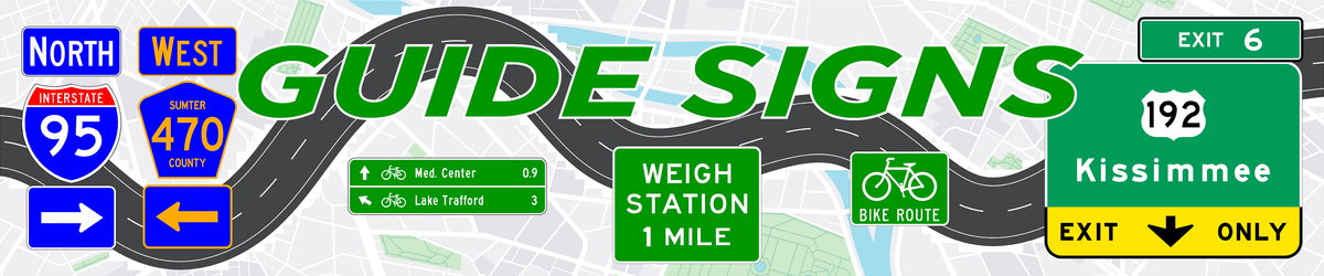 Road Guide Signs – Municipal Supply & Sign Co.