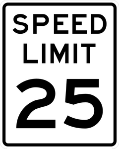 R2-1-Speed Limit Sign - Municipal Supply & Sign Co.