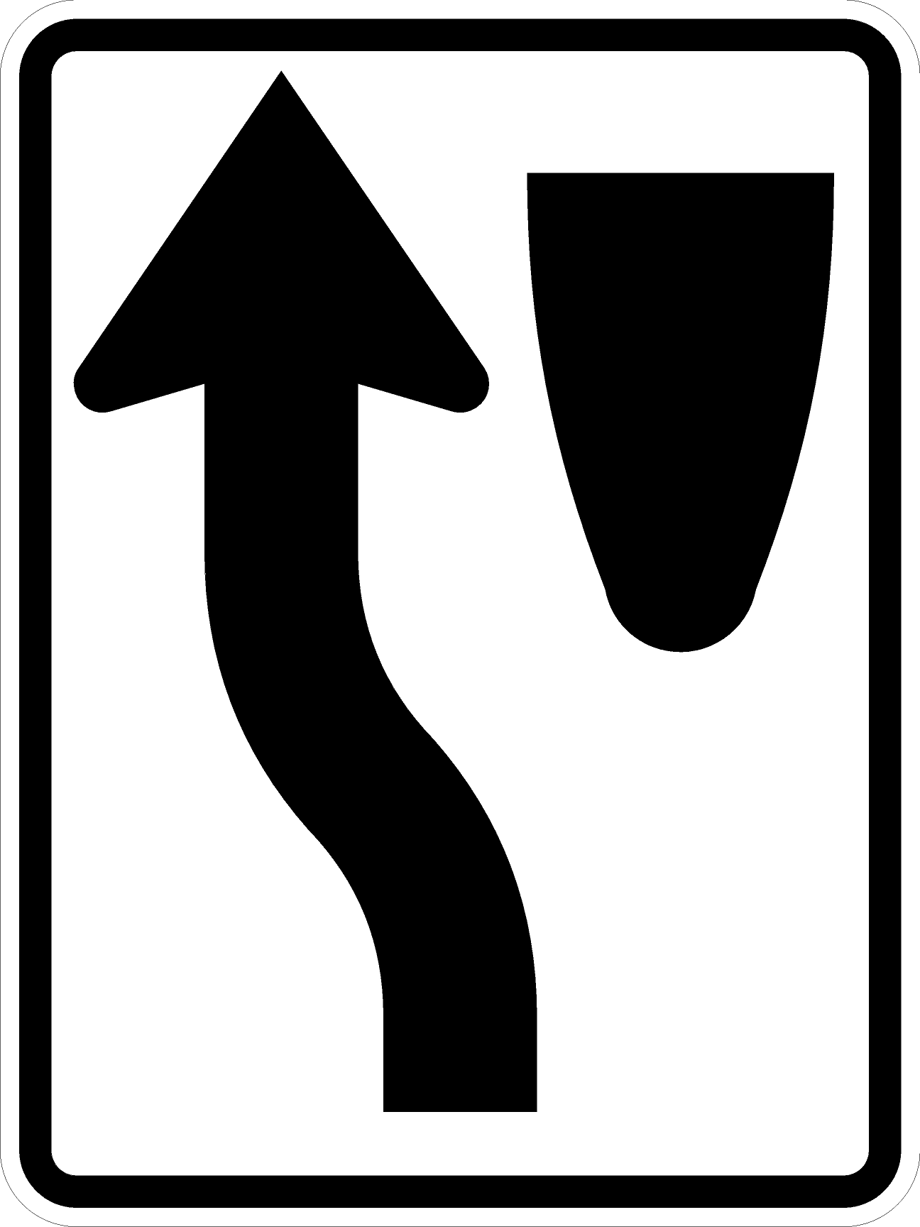 R4-8-Keep Left Sign - Municipal Supply & Sign Co.
