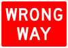 R5-1a-Wrong Way Sign - Municipal Supply & Sign Co.