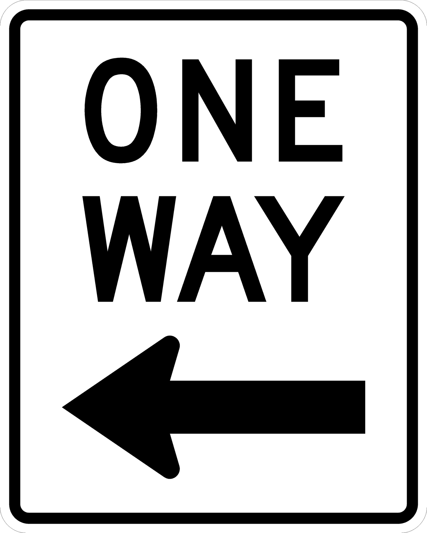 R6-2-One Way Sign - Municipal Supply & Sign Co.
