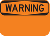 Warning Sign - Municipal Supply & Sign Co.