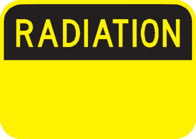 Radiation Sign - Municipal Supply & Sign Co.