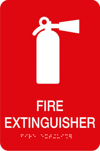 ADA Fire Extinguisher Sign