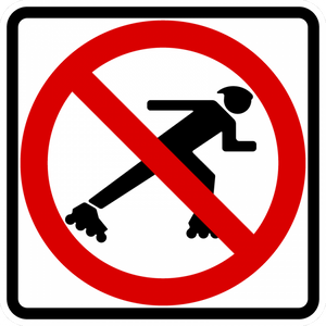 BR9-13-No Skaters Sign - Municipal Supply & Sign Co.