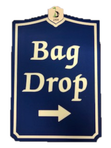 Bag Drop Sign - Municipal Supply & Sign Co.