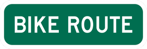 Bike Route Sign - Municipal Supply & Sign Co.
