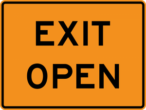 CES-2-Exit Open - Municipal Supply & Sign Co.