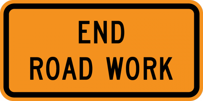 G20-2-End Road Work - Municipal Supply & Sign Co.