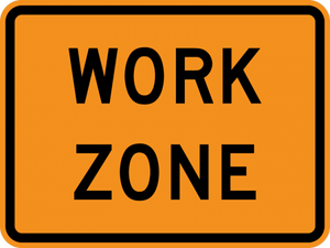 CG20-5aP-Work Zone (plaque) - Municipal Supply & Sign Co.