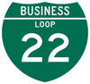 M1-2-Off-Interstate Route Sign (1 or 2 digits) - Municipal Supply & Sign Co.