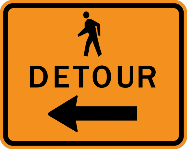 CM4-9b-Pedestrian Detour - Municipal Supply & Sign Co.