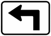 M5-1-Advance Turn Arrow Sign - Municipal Supply & Sign Co.