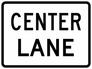 M5-5-Lane Designation Sign - Municipal Supply & Sign Co.