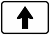 M6-3-Directional Arrow Sign - Municipal Supply & Sign Co.