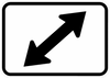 M6-5-Directional Arrow Sign - Municipal Supply & Sign Co.