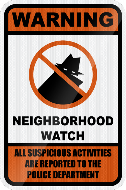 Watch Sign Neighborhood Watch Sign – Municipal Supply & Sign Co.