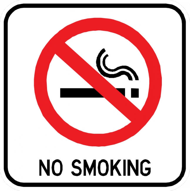 No Smoking Sign - Municipal Supply & Sign Co.