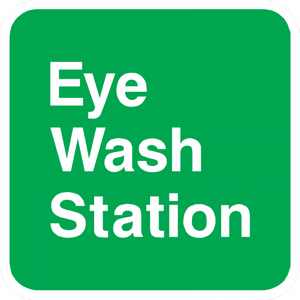 Eye Wash Station Sign - Municipal Supply & Sign Co.