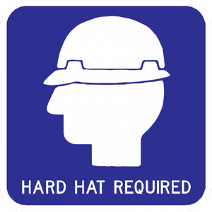 Hard Hat Required Sign - Municipal Supply & Sign Co.