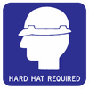 Hard Hat Required Sign - Municipal Supply & Sign Co.