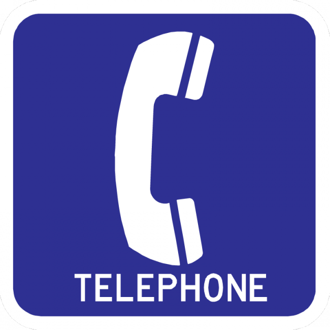 Telephone Sign - Municipal Supply & Sign Co.