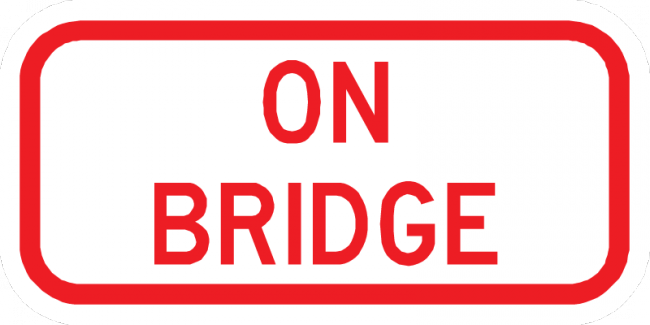 PS-54-On Bridge Sign - Municipal Supply & Sign Co.