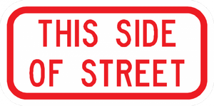 PS-57-This Side Of Street Sign - Municipal Supply & Sign Co.