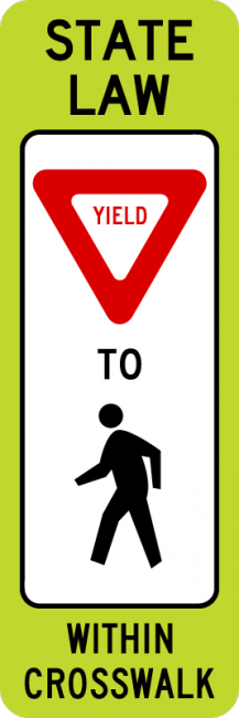 SR1-6-In-Street Ped Crossing Sign - Municipal Supply & Sign Co.
