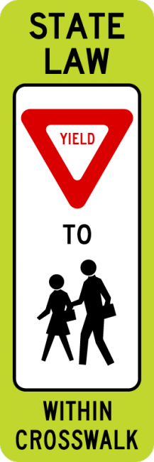 SR1-6b-In-Street Ped Crossing Sign - Municipal Supply & Sign Co.