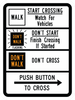 R10-3c-Pedestrian Signs and Plaques - Municipal Supply & Sign Co.