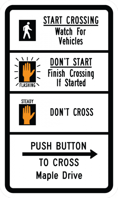R10-3f-Pedestrian Signs - Municipal Supply & Sign Co.