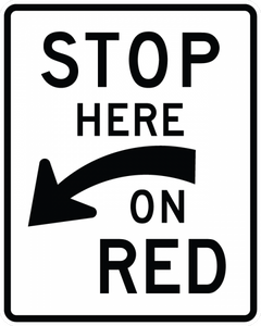 R10-6a-Stop Here on Red Sign - Municipal Supply & Sign Co.