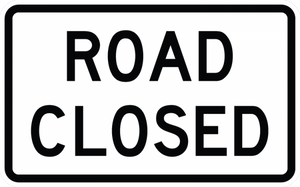 R11-2-Road Closed Sign - Municipal Supply & Sign Co.