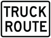 R14-1-Truck Rout Sign - Municipal Supply & Sign Co.