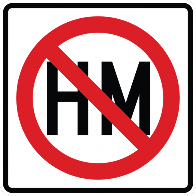 R14-3-Hazardous Material Sign - Municipal Supply & Sign Co.