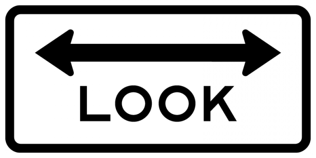 BR15-8-Look Sign - Municipal Supply & Sign Co.