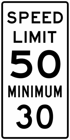 スペシャル！30〜50s Stimsonite ロードサイン R2-4a-Combined Speed Limit Sign – Municipal Supply & Sign Co.