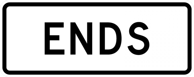 R3-9bP-Ends Sign - Municipal Supply & Sign Co.
